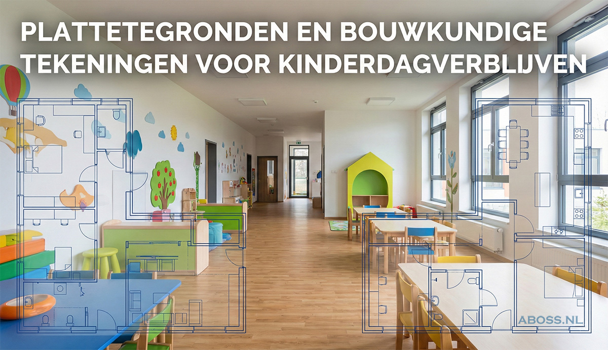 Plattegronden en bouwkundige tekeningen voor kinderdagverblijf – Aboss Bouwadvies