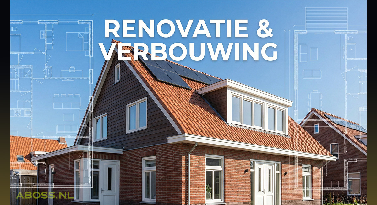 Renovatie woning: ontwerp en engineering voor vergunning en uitvoering