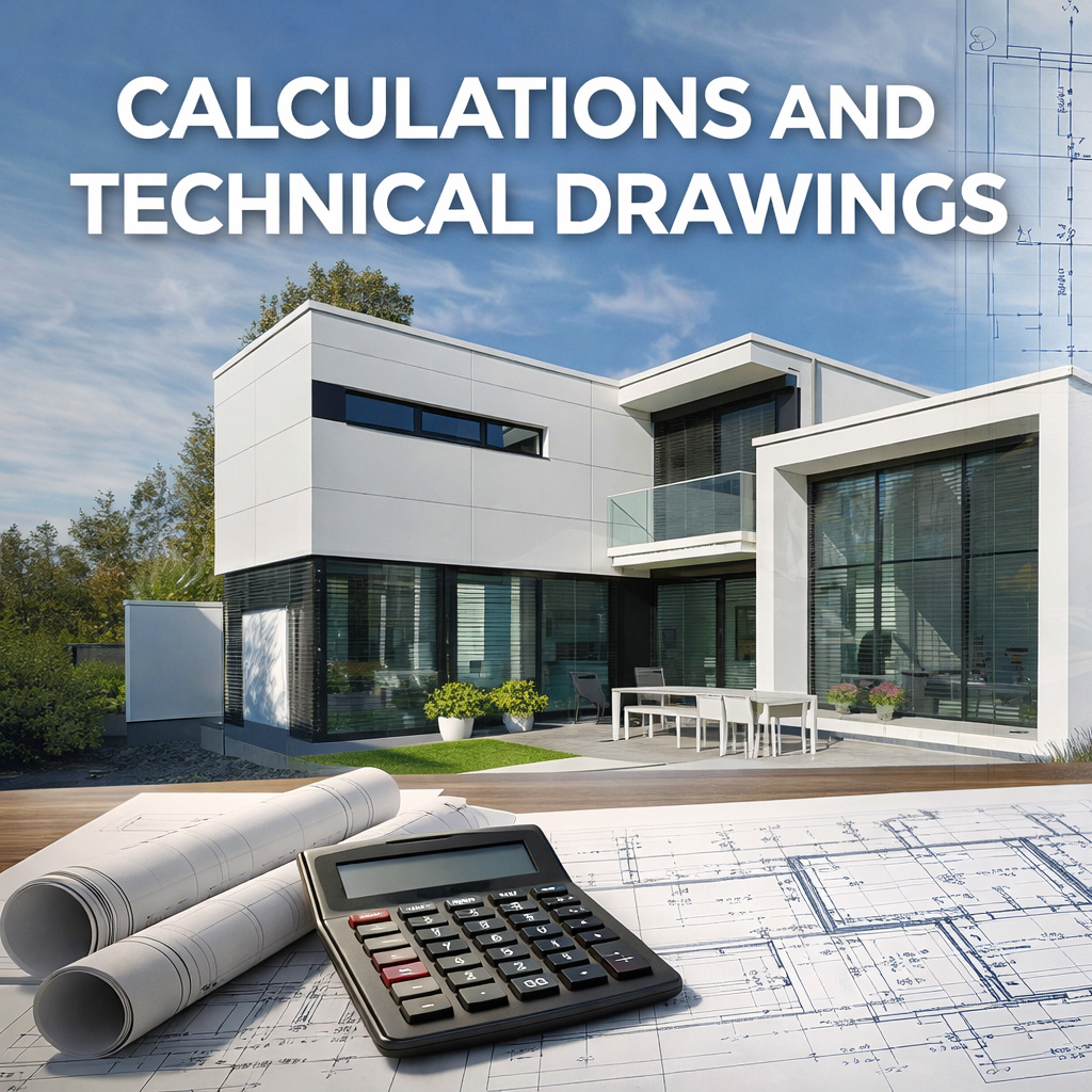 Construction drawings for permit submission and execution
