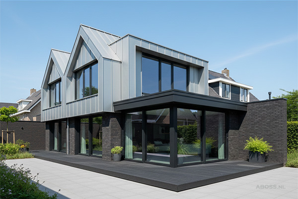 Impressie aanbouw (voorbeeld)