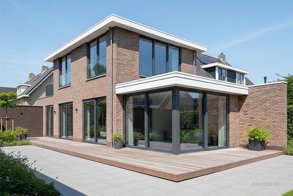 Voorbeeld luxe aanbouw (impressie)