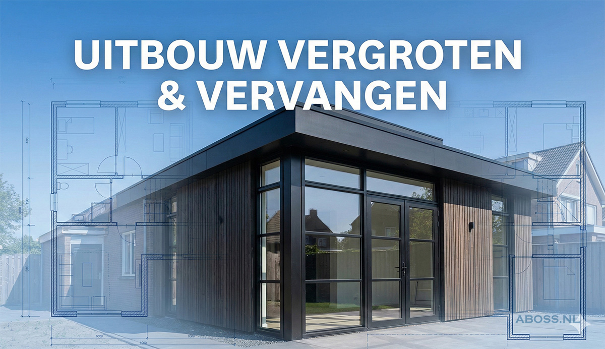 Low budget single storey extension met eenvoudige materialen en clean-lined design