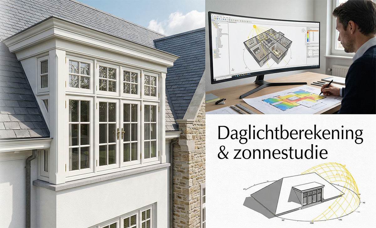 Daglicht- en bezonningsvisualisatie voor vergunningstraject